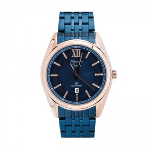 Alexandre Christie AC 8501 Rosegold Blue Man MDBURBU